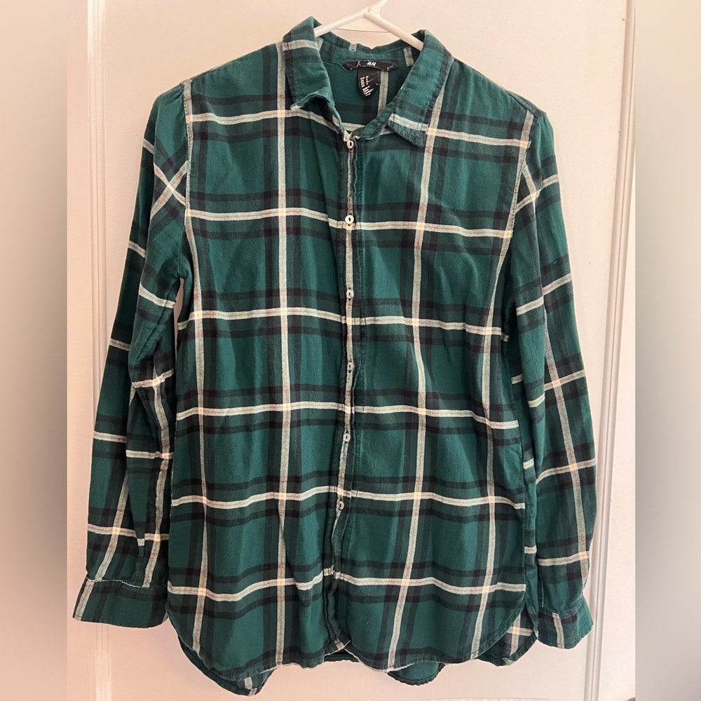H&M flannel button down | size 2